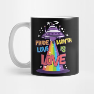 space rainbo// retro art v1 Mug